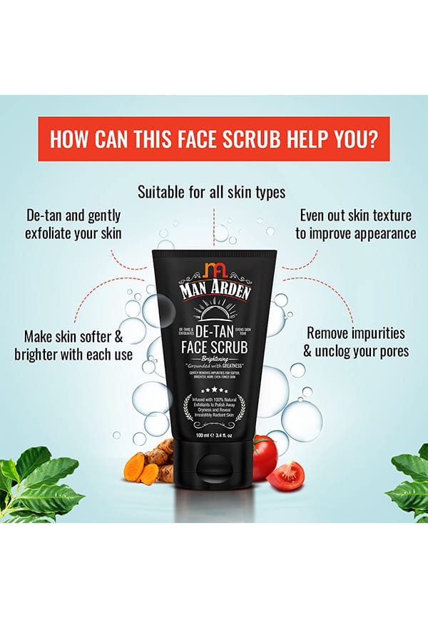 De Tan Brightening Face Scrub – thumbnail 4