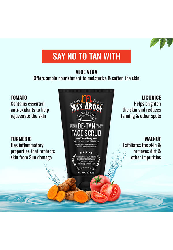 De Tan Brightening Face Scrub – thumbnail 5