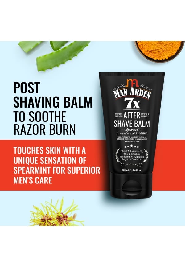 7X After Shave Balm Spearmint With Menthol & Vitamin C – thumbnail 3
