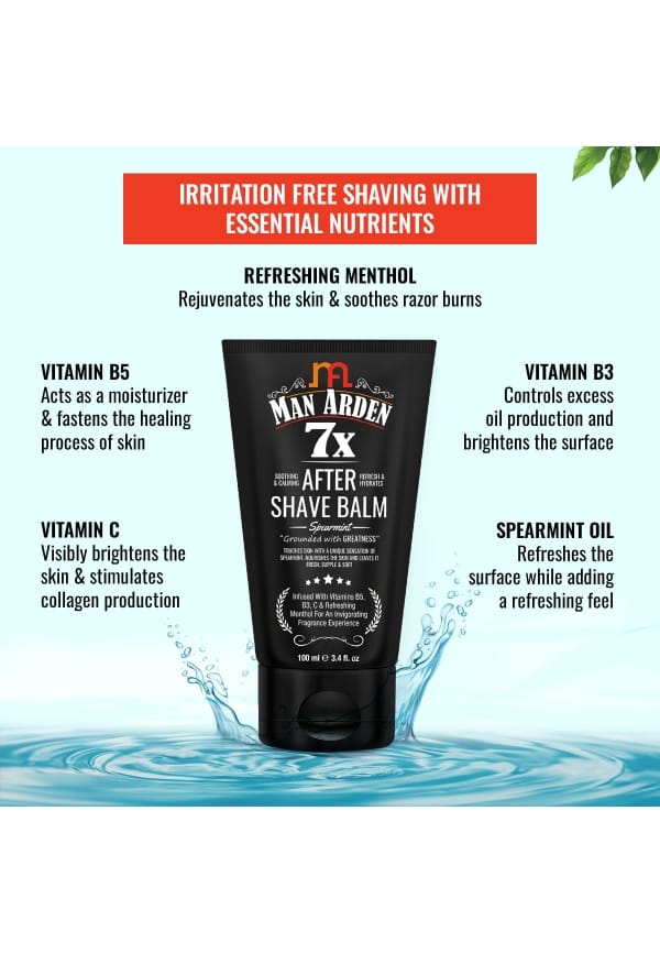 7X After Shave Balm Spearmint With Menthol & Vitamin C – thumbnail 5
