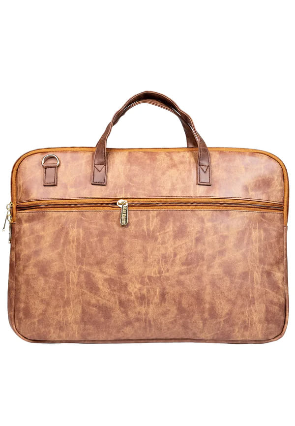 "The Royal Highness" PVC Leather Shoulder Messenger Laptop Bag – thumbnail 2