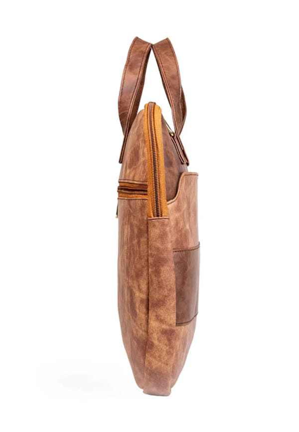 "The Royal Highness" PVC Leather Shoulder Messenger Laptop Bag – thumbnail 3
