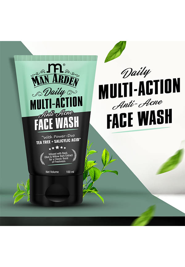 Daily Multi-Action Anti Acne Face Wash For Oily Skin | With Power Duo Tea Tree + Salicylic Acid 1% for Acne-Prone Skin – thumbnail 7