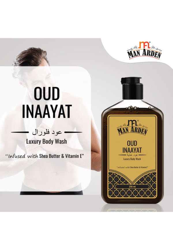 Oud Inaayat Luxury Body Wash Infused With Shea Butter & Vitamin E – thumbnail 2