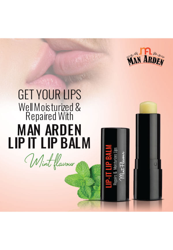 Lip-It Lip Balm for Men, Repairs & Moisturizes Lips Mint Flavour – thumbnail 3
