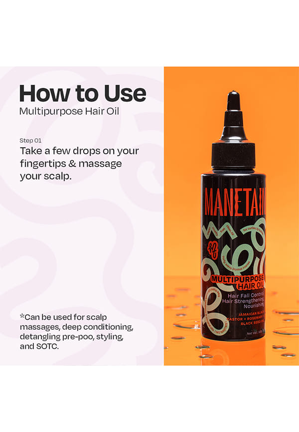 Multipurpose Hair Oil with Castor & Black Seed Oil – thumbnail 3