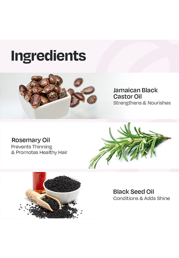 Multipurpose Hair Oil with Castor & Black Seed Oil – thumbnail 4