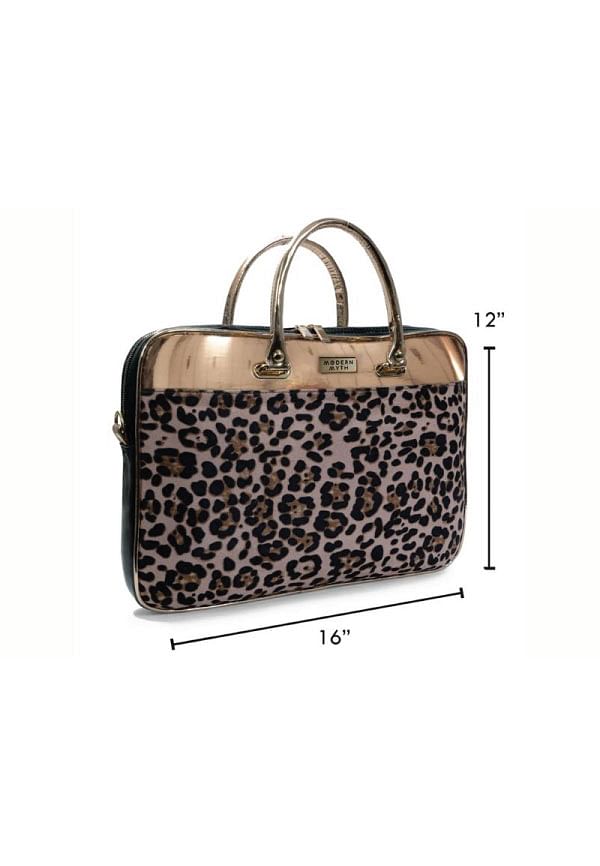 Modern Myth Leopard Cheetah Print & Metallic Rosegold Laptop Sleeve Bag For  Up To 15 Laptop/macbook: Buy Modern Myth Leopard Cheetah Print & Metallic  Rosegold Laptop Sleeve Bag For Up To 15