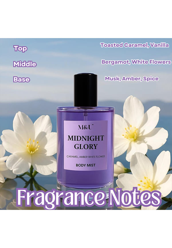 Midnight Glory Toasted Caramel & Vanilla Body Mist – thumbnail 3