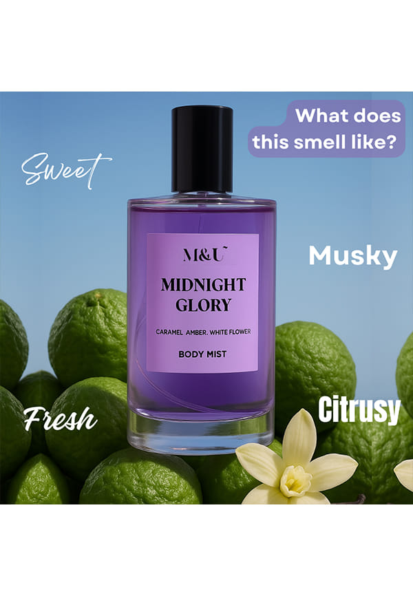 Midnight Glory Toasted Caramel & Vanilla Body Mist – thumbnail 4