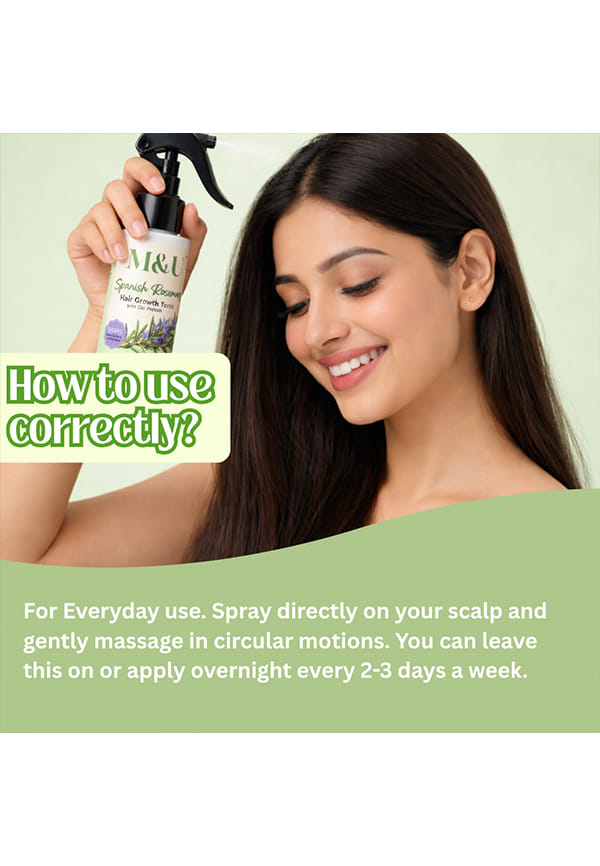 Spanish Rosemary Hair Growth Tonic Spray – thumbnail 4