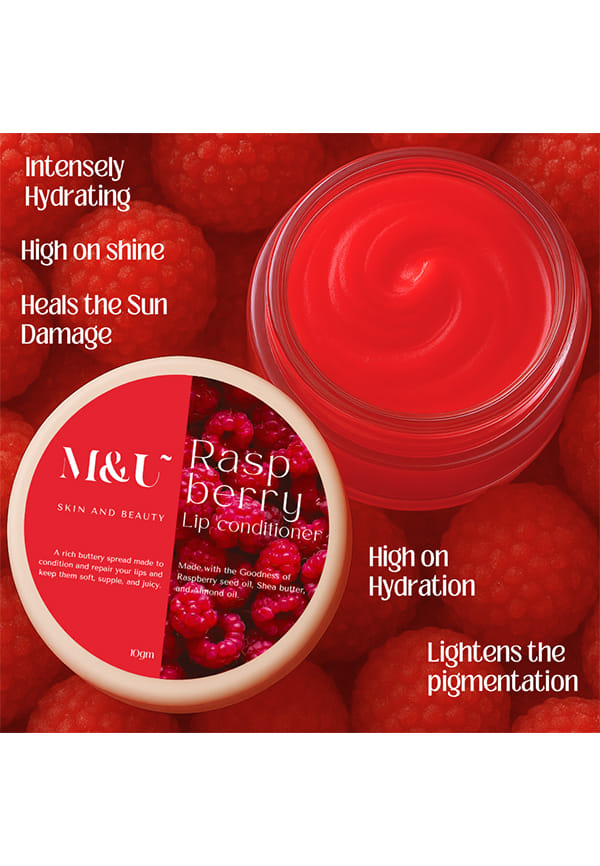 Raspberry Glossy Lip Mask For Smooth And Plump Lips – thumbnail 3