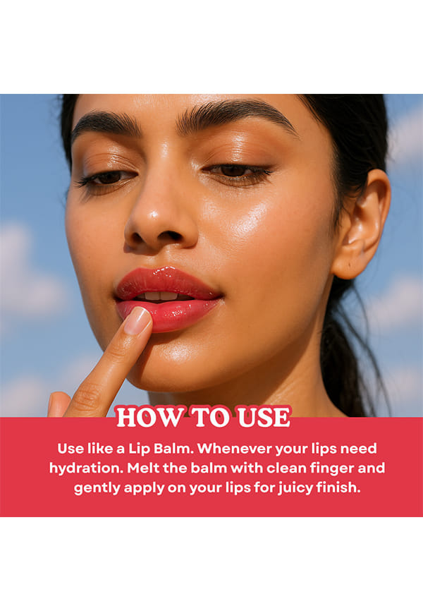 Raspberry Glossy Lip Mask For Smooth And Plump Lips – thumbnail 4