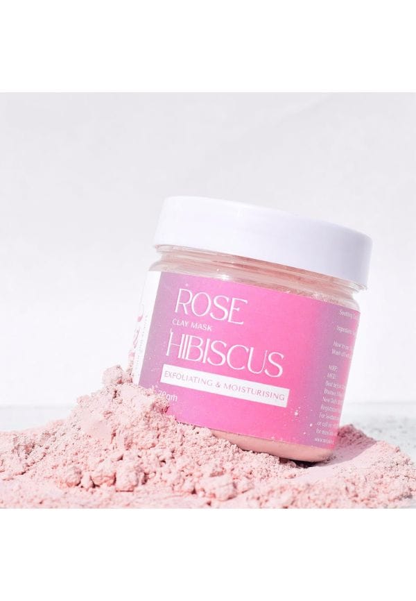 Rose And Hibiscus Moisturizing Clay Mask – thumbnail 2