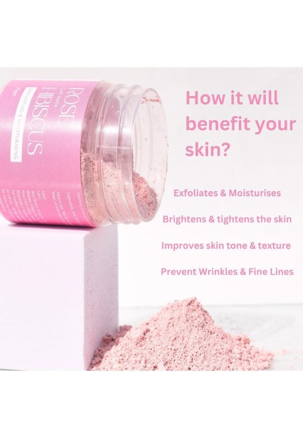 Rose And Hibiscus Moisturizing Clay Mask – thumbnail 4