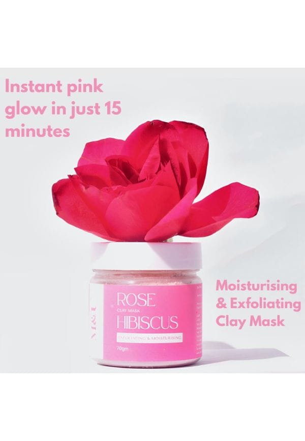 Rose And Hibiscus Moisturizing Clay Mask – thumbnail 5