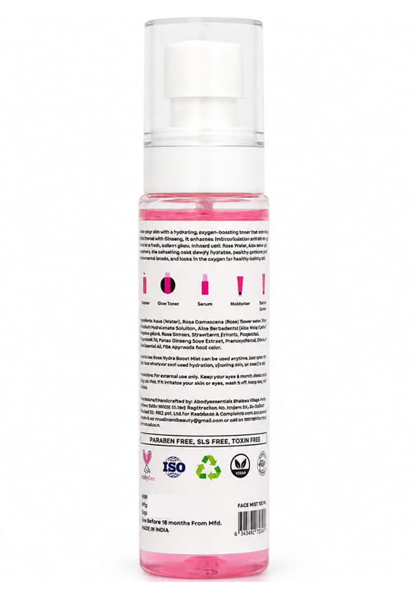 Rose Hydra Glow Boost Face Mist With Hyaluronic – thumbnail 2