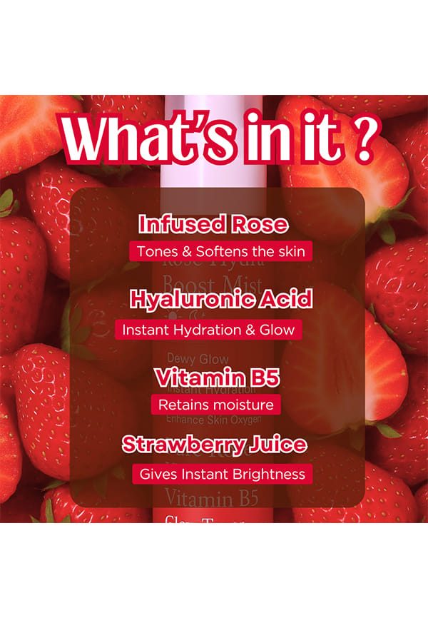 Rose Hydra Glow Boost Face Mist With Hyaluronic – thumbnail 3