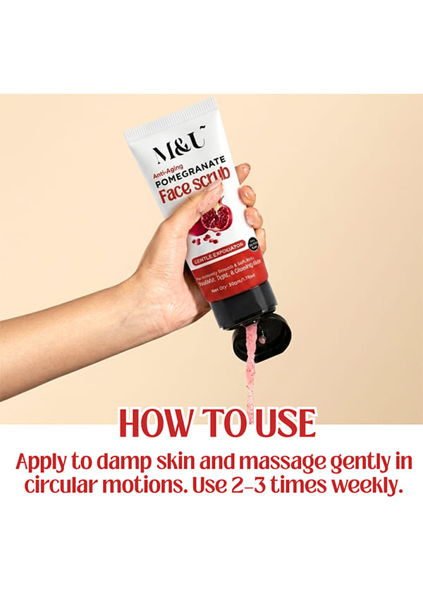 Anti Ageing Pomegranate Face Scrub – thumbnail 3