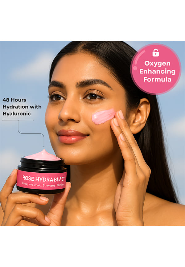 Rose Hydra Blast Moisturizer for glowing and Hydrated skin – thumbnail 5