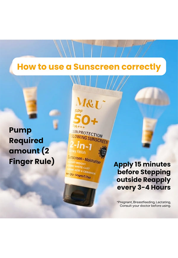 Sun Protection Glowing Sunscreen SPF 50 PA +++ – thumbnail 5