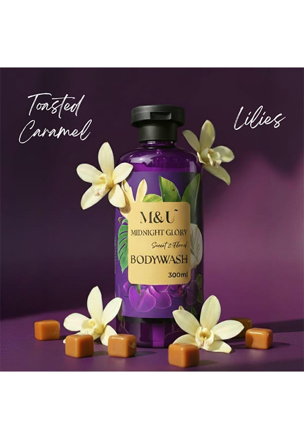 Midnight Glory Sweet & Floral Perfume Body Wash & Shower Gel – thumbnail 5