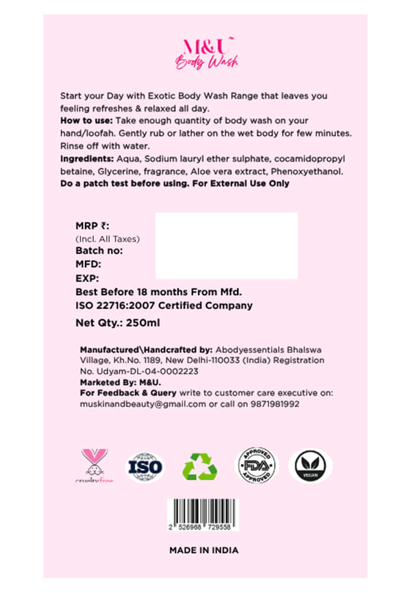 Dragon Fruit Bliss Body Wash & Shower Gel with Vitamin B5 – thumbnail 2