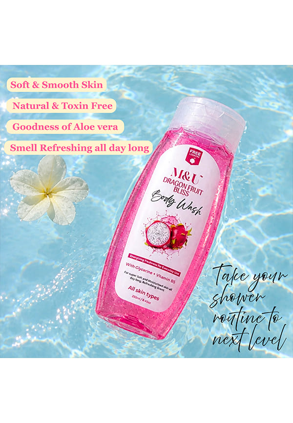 Dragon Fruit Bliss Body Wash & Shower Gel with Vitamin B5 – thumbnail 3