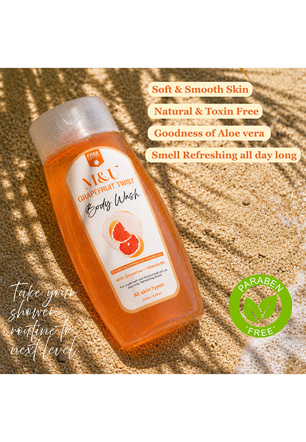 Grapefruit Twist Body Wash & Shower Gel with Vitamin B5 – thumbnail 3