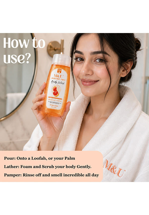 Grapefruit Twist Body Wash & Shower Gel with Vitamin B5 – thumbnail 4