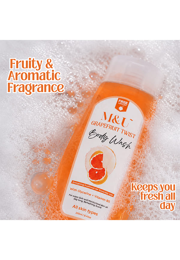 Grapefruit Twist Body Wash & Shower Gel with Vitamin B5 – thumbnail 5