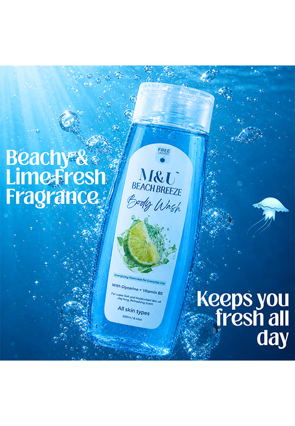 Beach Breeze Body Wash & Shower Gel with Vitamin B5 – thumbnail 5