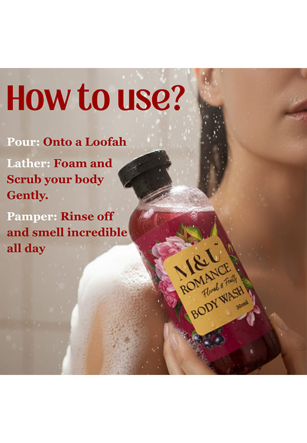 Romance Fruit & Floral Perfume Body Wash & Shower Gel – thumbnail 3