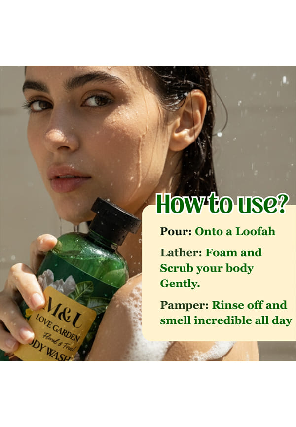 Love Garden Fresht & Floral Perfume Body Wash & Shower Gel – thumbnail 3