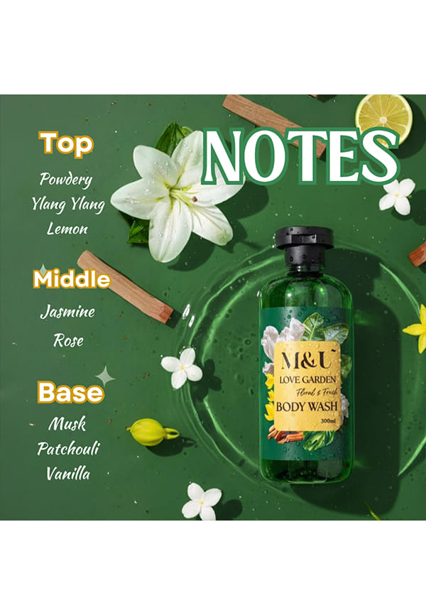 Love Garden Fresht & Floral Perfume Body Wash & Shower Gel – thumbnail 4
