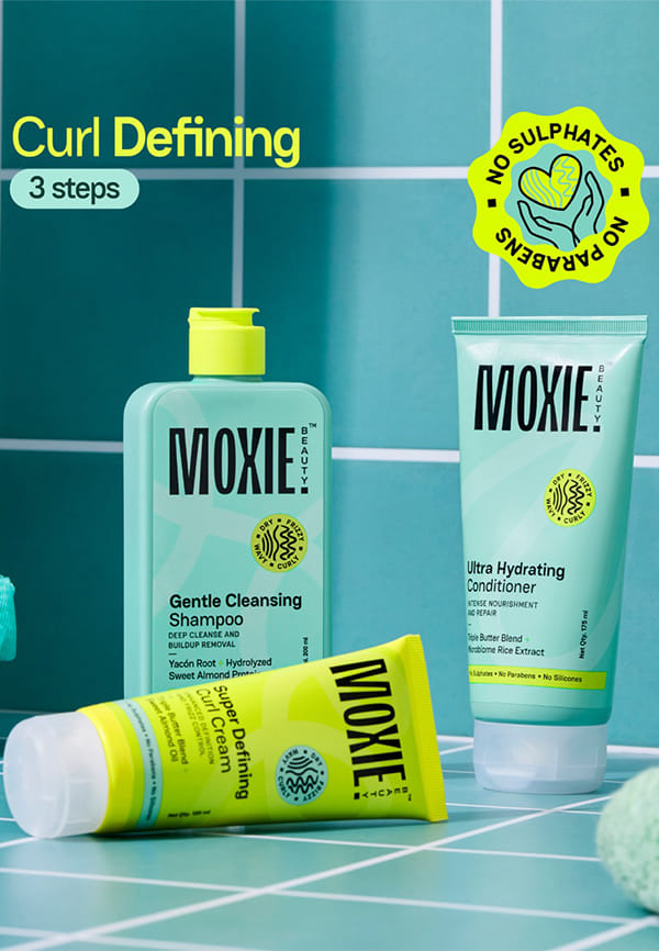 Just-The-Essentials Curly Trio - Shampoo, Conditioner & Curl Cream for Curly Hair – thumbnail 3
