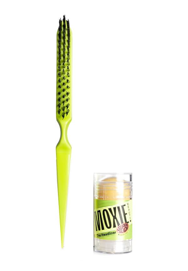 The Headliner Wax Stick & Hair Finishing Brush Duo