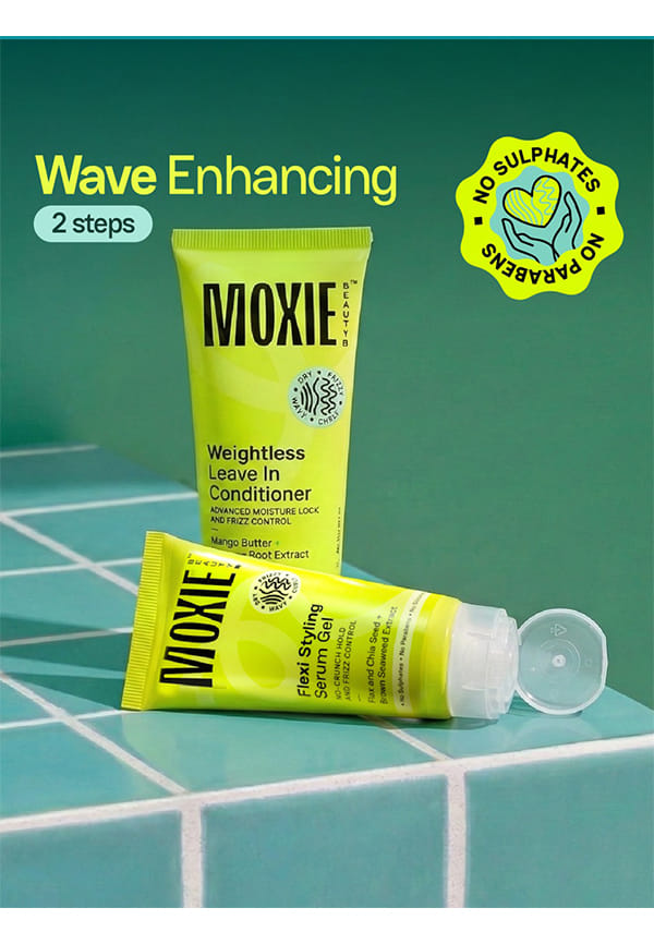 Wavy Vibe Setter Duo - Weightless Leave-in Conditioner & Styling Serum Gel – thumbnail 3