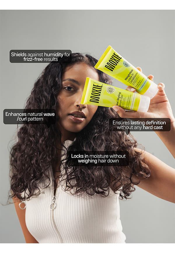 Wavy Vibe Setter Duo - Weightless Leave-in Conditioner & Styling Serum Gel – thumbnail 5