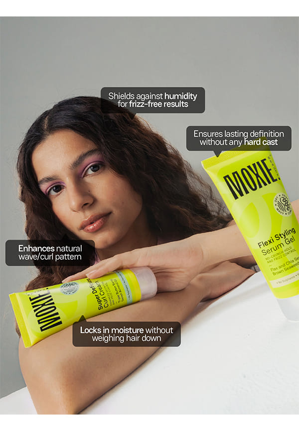 Curly Vibe Setter Duo - Defining Curl Cream & Styling Serum Gel for Curly Hair – thumbnail 5
