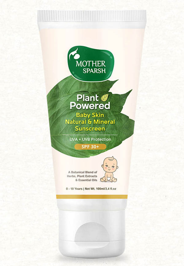 Plant Powered Baby Sunscreen Lotion With SPF 30+