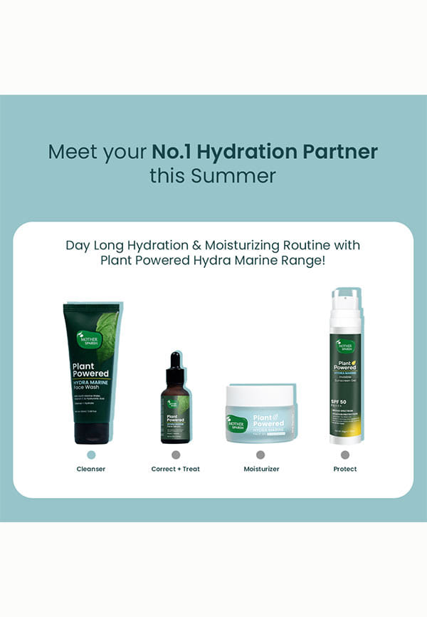 Plant Powered Hydra Marine Facewash | With Hyaluronic Acid & Vitamin C | For Clear & Hydrated Skin | 100ml – thumbnail 6