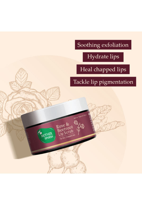 Rose & Beetroot Lip Scrub For Dry Chapped Lips – thumbnail 2
