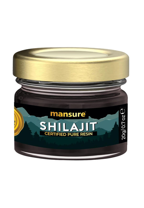 Gold Resin with Swarna Bhasma, Ashwagandha, Gokhru and Kali Musli for Sustained Energy, Immune and Antioxidant Support