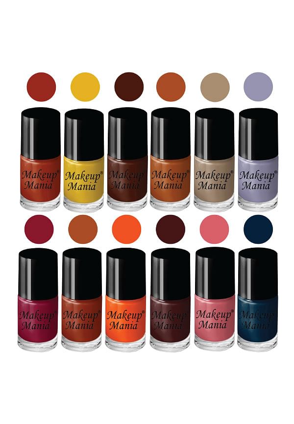 Beautiful Nail Polish Set of 12 Pcs (Set No. 152)