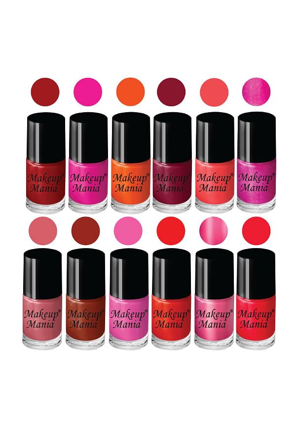 Charming Nail Polish Set of 12 Pcs (Set No. 156)