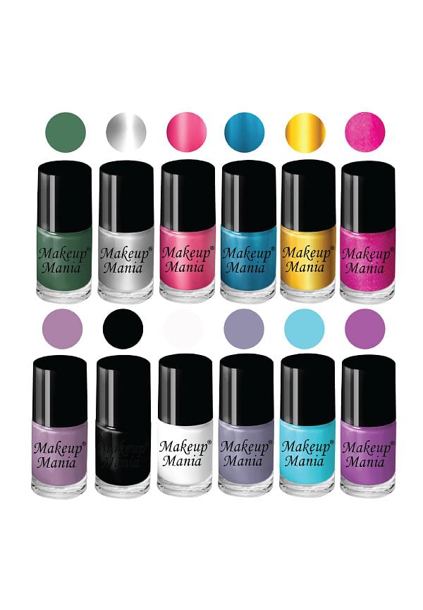 Elegant Nail Polish Set of 12 Pcs (Set No. 158)