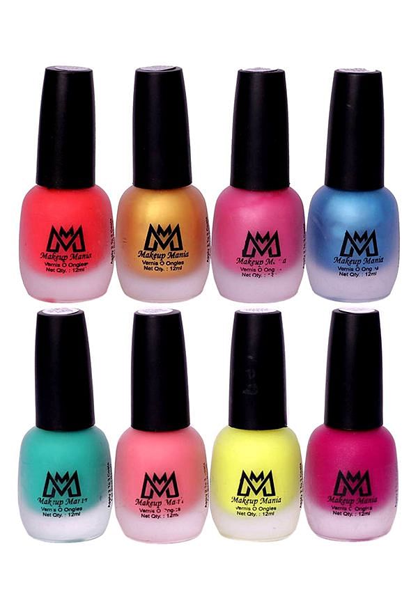 Nail Polish Set, Velvet Matte Nail Paint Combo Set of 8 Pcs, Multicolor (MM # 15-60)