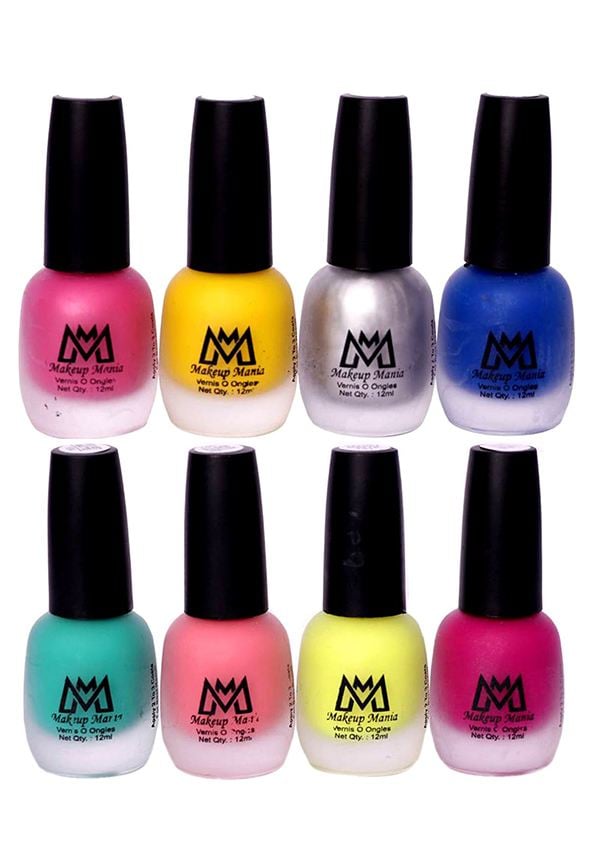 Nail Polish Set, Velvet Matte Nail Paint Combo Set of 8 Pcs, Multicolor (MM # 16-59) Nail Polish Set, Velvet Matte Nail Paint Combo Set of 8 Pcs, Multicolor (MM # 16-59)