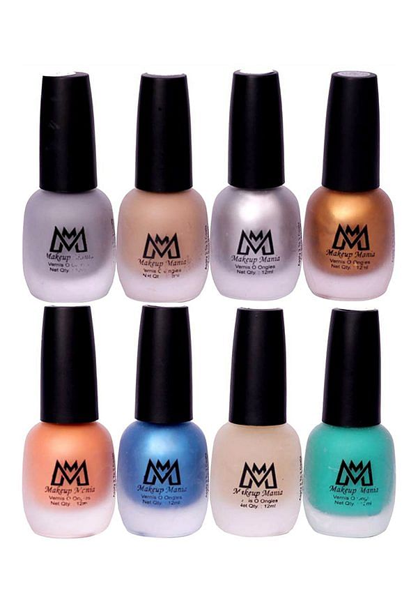 Nail Polish Set, Velvet Matte Nail Paint Combo Set of 8 Pcs, Multicolor (MM # 16-60)
